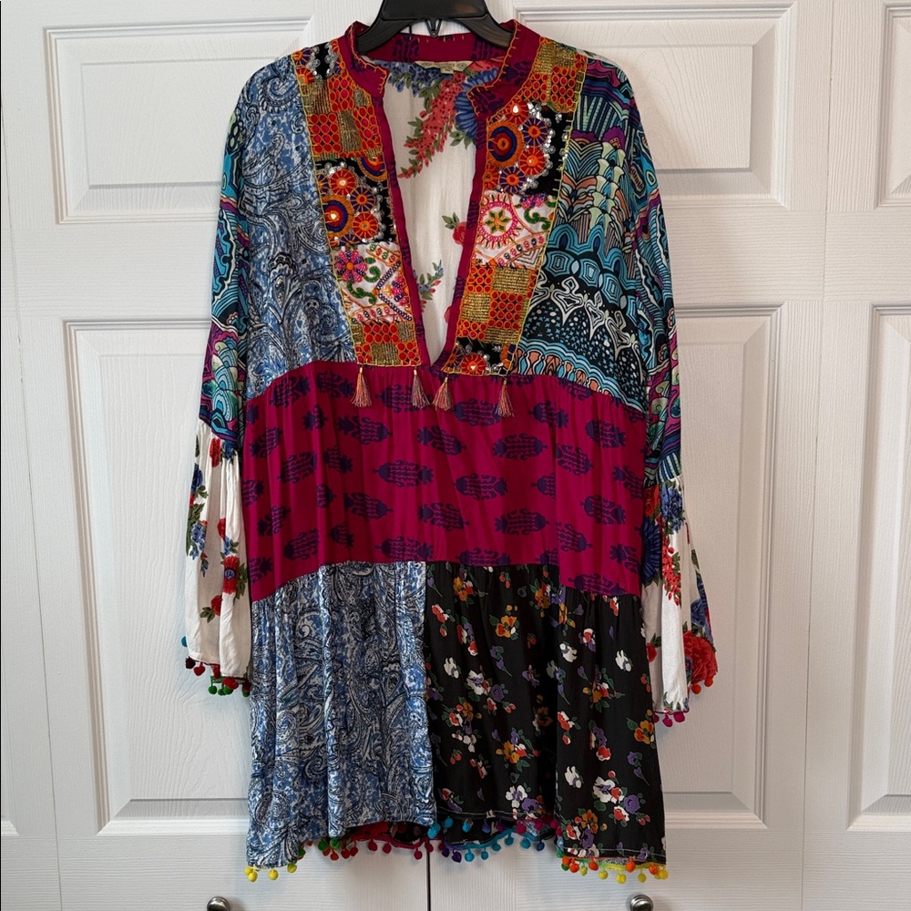 Beautiful Boho Tunic/Dress with Special Detail XL
